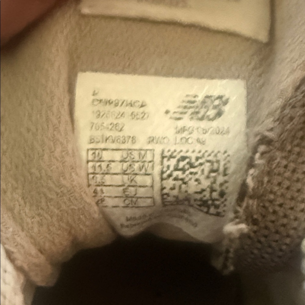 New Balance Gray and White Athletic Sneakers - Picture 4 of 4